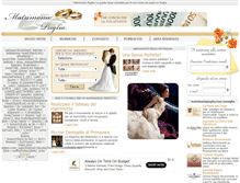 Tablet Screenshot of matrimoniopuglia.com